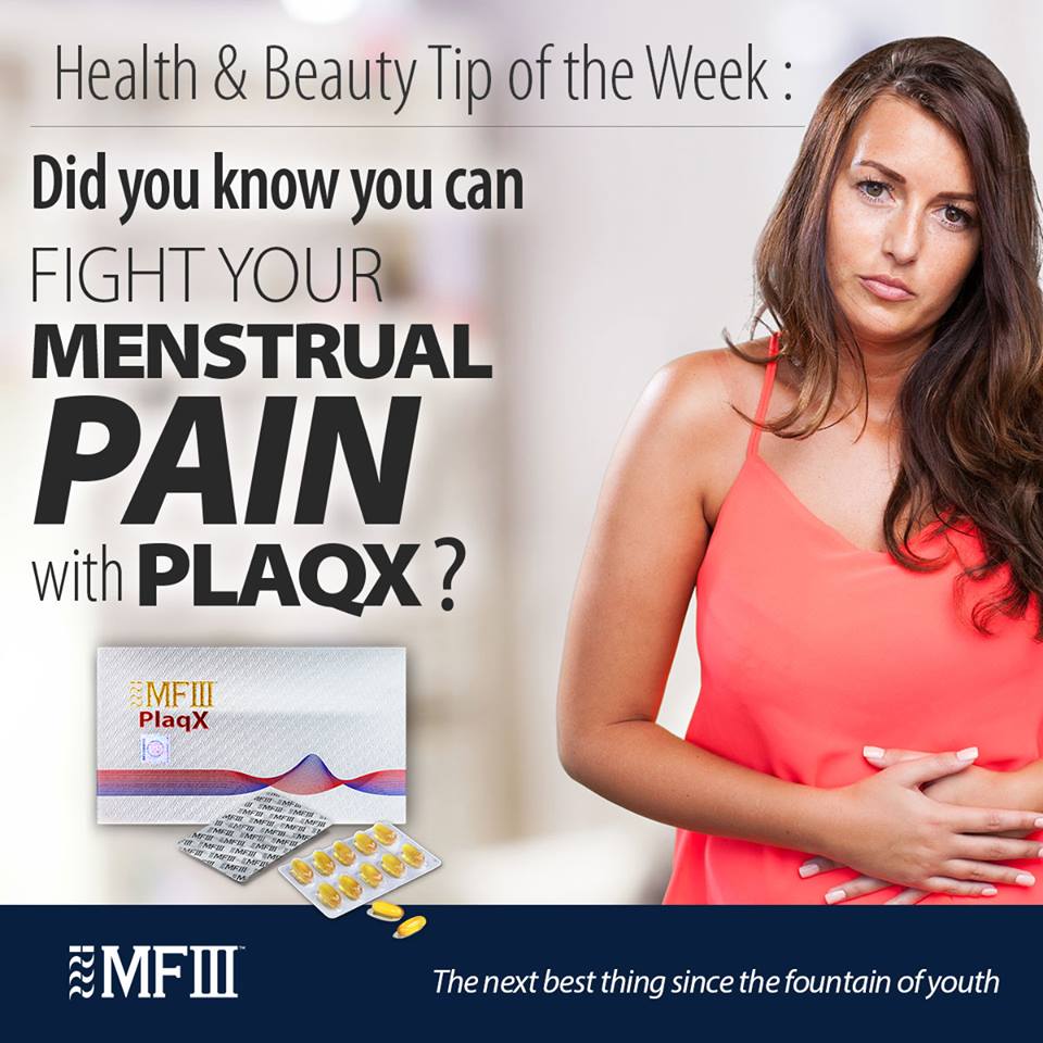 PlaqX help alleviate PMS symptoms